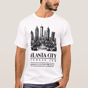 Atlanta Stadt Georgia USA T-Shirt