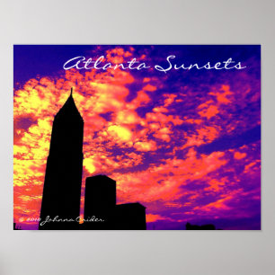 Atlanta Sunsets Poster
