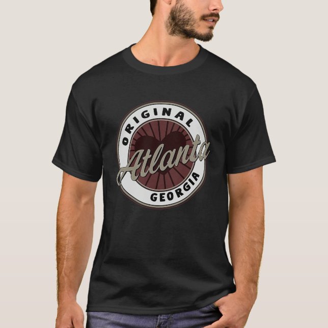 Atlanta Travel Souvenir To Georgia T-Shirt (Vorderseite)