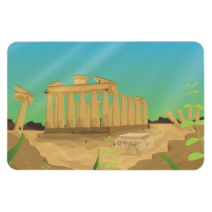 Atlantas Cartoon Magnet