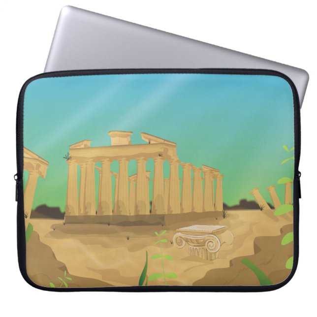 Atlantas Laptopschutzhülle (Vorderseite)