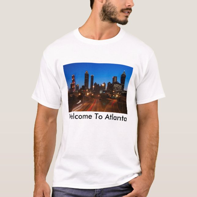 Atlantaskyline-T-Shirt T-Shirt (Vorderseite)