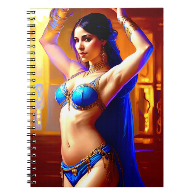 Atlantean Dancer Notebook Notizblock (Vorderseite)
