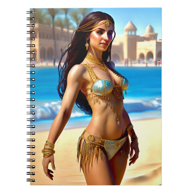 Atlantean Dancer Notebook Notizblock (Vorderseite)
