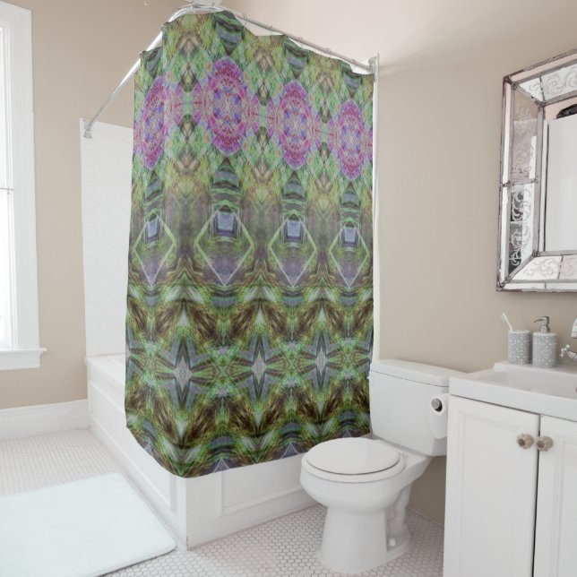 atlantean garden Shower Curtain Duschvorhang (Beispiel)