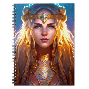 Atlantean Priestess-Notebook Notizblock