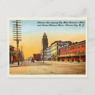Atlantic Ave., Atlantic City 1908 Vintage  Postkarte
