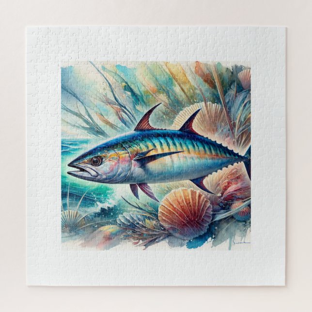 Atlantic Bonito 190624AREF122 - Watercolor Puzzle (Vertikal)