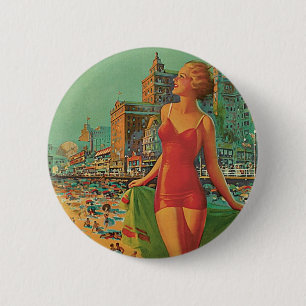 Atlantic City - America's All Year Resort Button