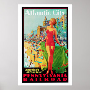 Atlantic City ~America's All-Year Resort Poster