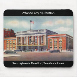 Atlantic City Bahnstation PRSL 1936 Mousepad