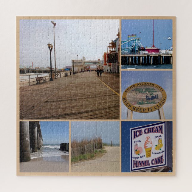 Atlantic City Beach Puzzle (Vertikal)