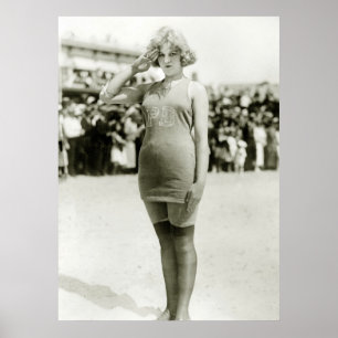 Atlantic City Beauty, Anfang des 20. Jahrhunderts Poster