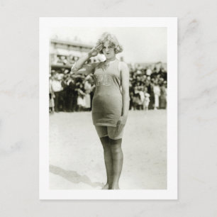 Atlantic City Beauty, Anfang des 20. Jahrhunderts Postkarte