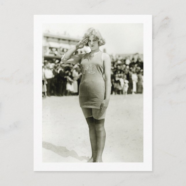 Atlantic City Beauty, Anfang des 20. Jahrhunderts Postkarte (Vorderseite)