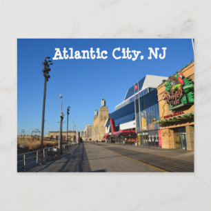 Atlantic City Boardwalk Postkarte
