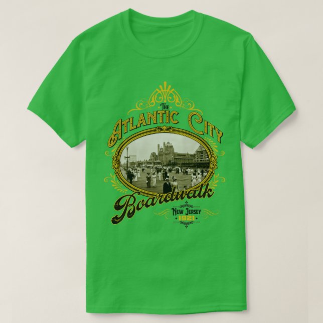 Atlantic City Boardwalk T-Shirt (Design vorne)