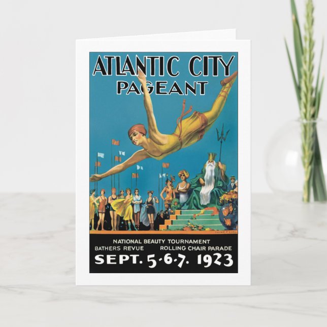 Atlantic City Festzug Karte (Vorderseite)