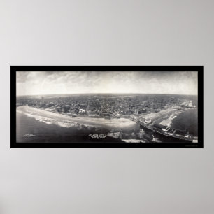 Atlantic City Foto 1909 Poster