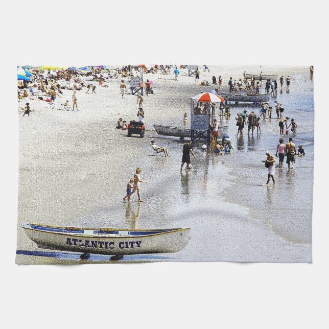 Atlantic City Geschirrtuch (Horizontal)