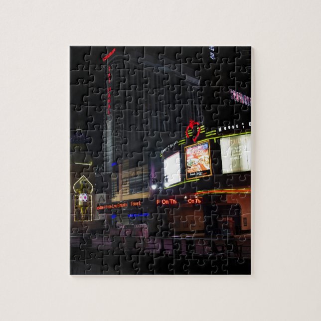 Atlantic City nachts Puzzle (Vertikal)