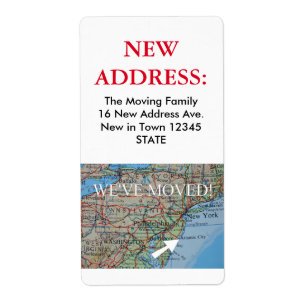 Atlantic City New Address Label