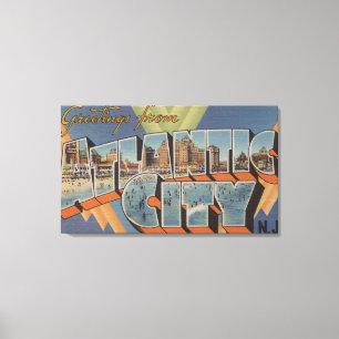 Atlantic City, New Jersey (Boardwalk Scene) Leinwanddruck