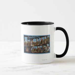 Atlantic City, New Jersey - Large Letter Scenes 2 Tasse