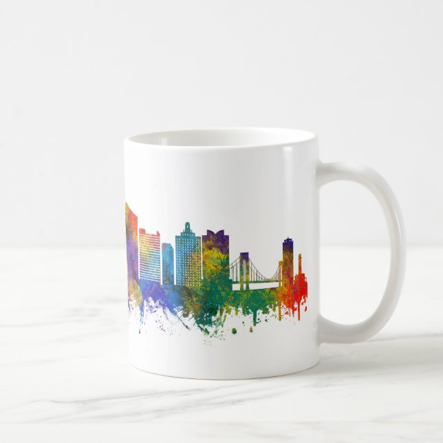 Atlantic City New Jersey Skyline Kaffeetasse (Rechts)
