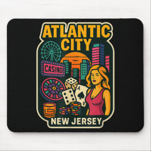 Atlantic City New Jersey Urlaub Kasino Spiele Ga Mousepad