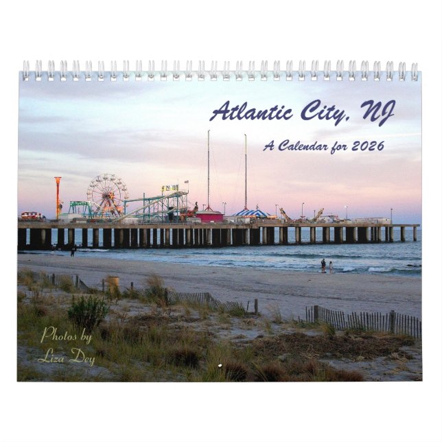 Atlantic City, NJ - Ein Kalender für 2026 (Titelbild)