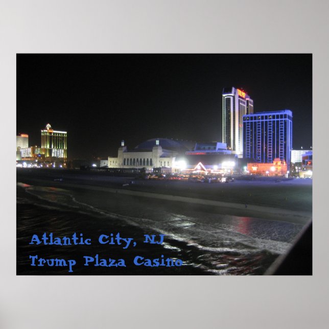 Atlantic City, NJ ~ Trump Plaza Casino Poster (Vorne)
