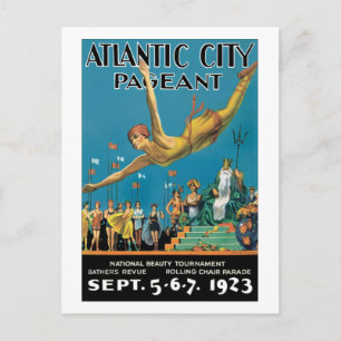 Atlantic City Pageant Postkarte