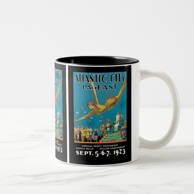 Atlantic City Pageant Zweifarbige Tasse (Rechts)