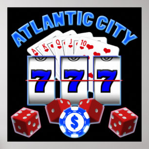 ATLANTIC CITY PLAKAT