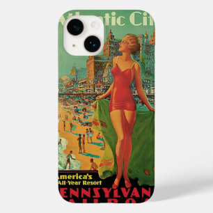 Atlantic City Resort, Pennsylvania Railroad Reise Case-Mate iPhone Hülle