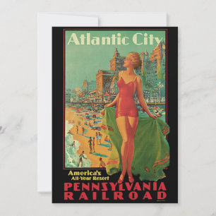 Atlantic City Resort, Pennsylvania Railway Travel