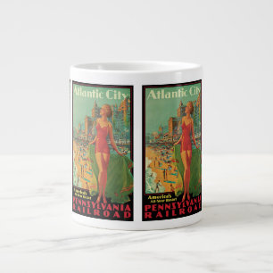 Atlantic City Resort, Pennsylvania Railway Travel Jumbo-Tasse