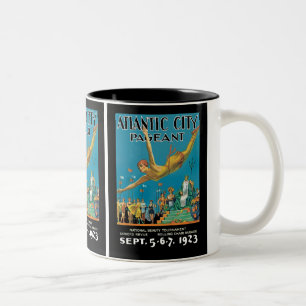 Atlantic City-Schauspiele Zweifarbige Tasse