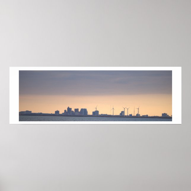 Atlantic City Sonnenuntergang Foto Poster (Vorne)