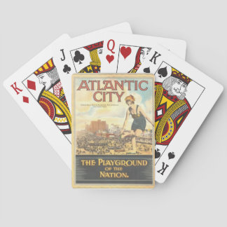 "Atlantic City - The Playground of the Nation" Pla Spielkarten