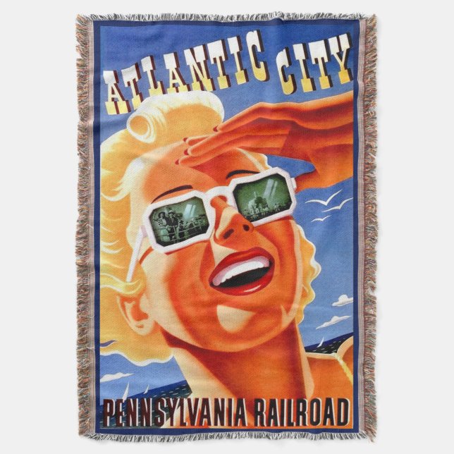 Atlantic City via Pennsylvania Railway Decke (Vorderseite Vertikal)