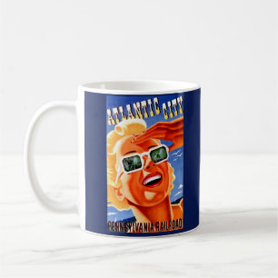Atlantic City via Pennsylvania Railway Kaffeetasse