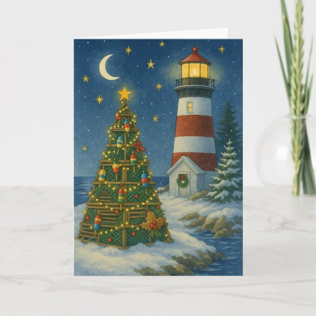 Atlantic Coast Christmas Card Karte (Vorderseite)