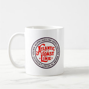 Atlantic Coast Vintage Eisenbahn Logo Tasse