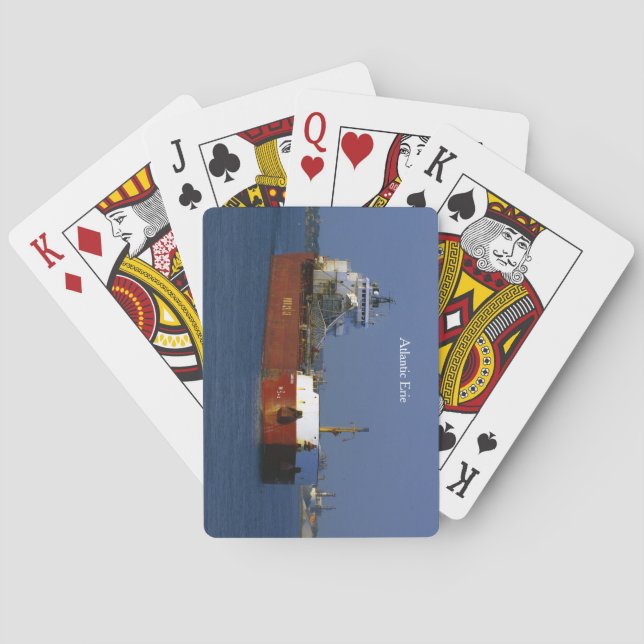 Atlantic Erie spielt Karten Spielkarten (Rückseite)