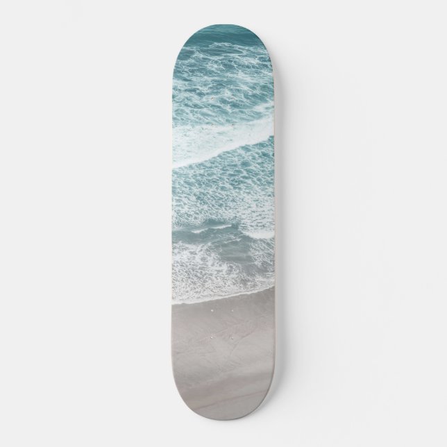 Atlantic Ocean Beauty (Aerial) #14 #wall #art Skateboard (Vorderseite)