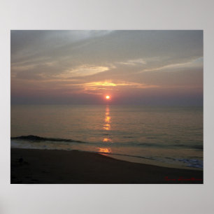 Atlantic Ocean Sunrise Poster