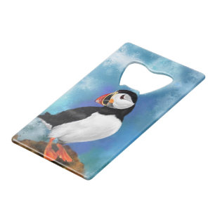Atlantic Puffin Bird Bottle Opener Gift Geldbeutel Flaschenöffner
