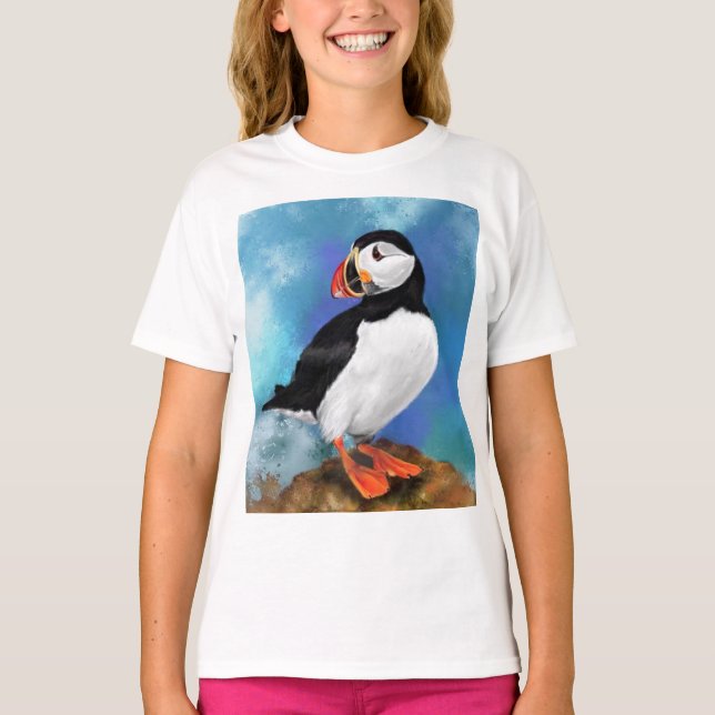 Atlantic Puffin Bird T - Shirt Gift (Vorderseite)